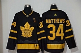 Maple Leafs 34 Auston Matthews Black With Special Glittery Logo Adidas Jersey,baseball caps,new era cap wholesale,wholesale hats